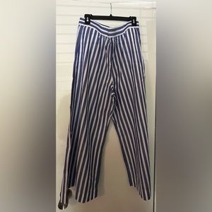 NWT J. Crew Wide Leg Awning Striped Pant
